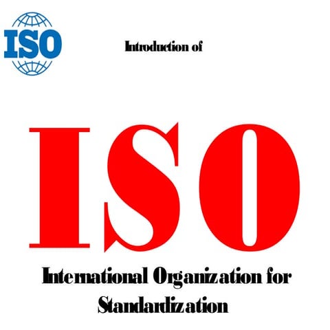 Iso standards