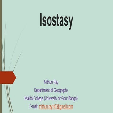 Isostasy