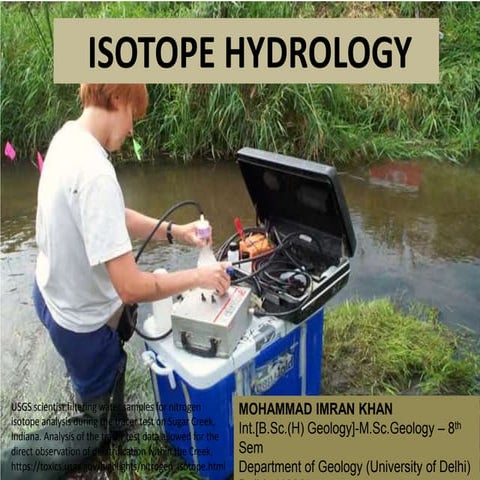 Isotope Hydrology