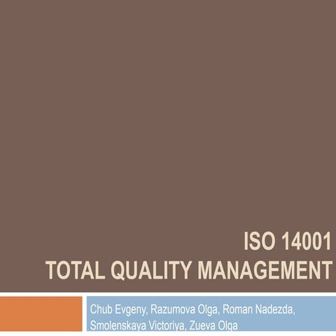 Iso+tqm