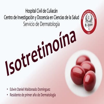Isotretinoina en capsula