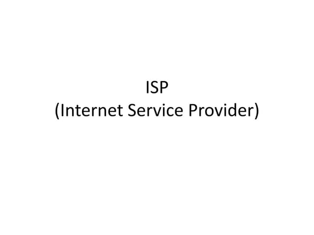 Isp