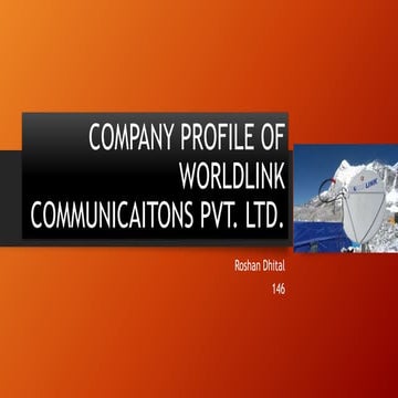 Business Environment Analysis (SWOT Analysis) of Worldlink Communications Pvt...