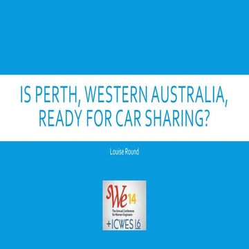 Is Perth, Western Australia Ready for Car Sharing