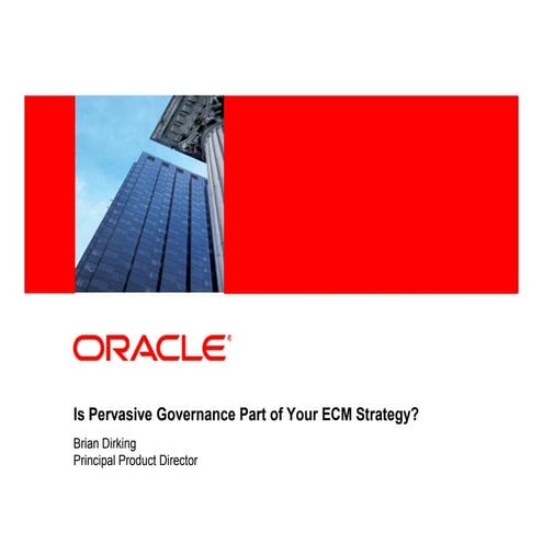 Is pervasive governance_part_of_your_ecm_strategy