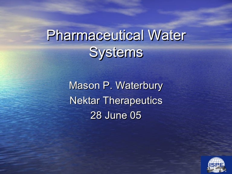Pharmaceutical water
