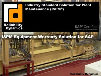 ISPM Equipment Warranty Solution for SAP