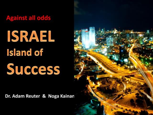 Israel - island of economic success 