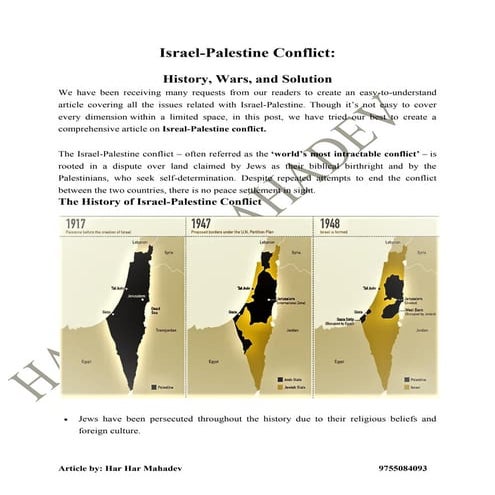 Israel palestine conflict