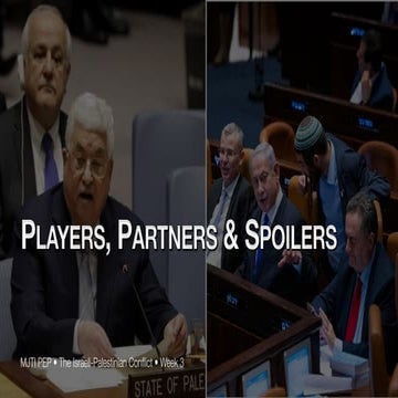 MJTI PEP Israeli-Palestinian Conflict Part 3