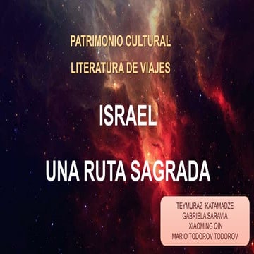 Israel   una ruta sagrada