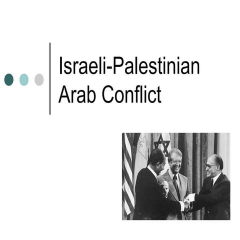 Israeli palestinian arab conflict