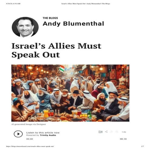 Israel's Allies Must Speak Out _ Andy Blumenthal _ The Blogs.pdf