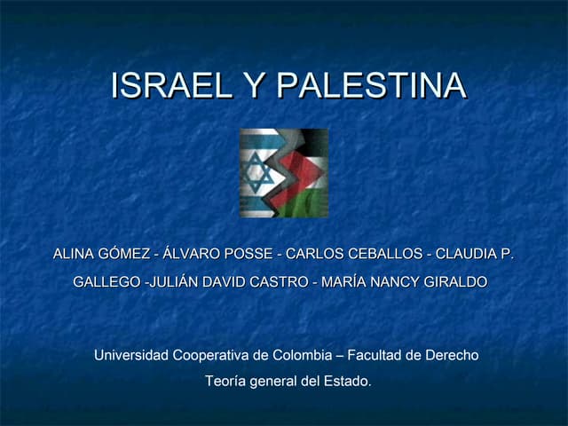 Israel y Palestina