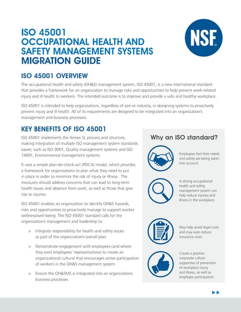 Occupational Health & Safety Management System (ISO 45001:2018).pptx ...