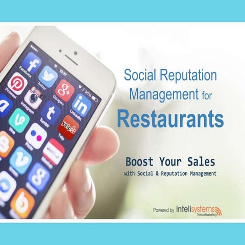 Social ReputationManagement forRestaurants