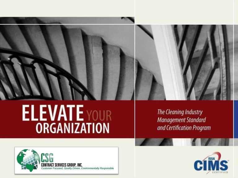 ISSA Janitorial CIMS Certification Overview