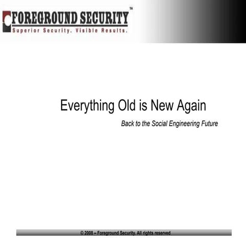 Issa Seattle 5 09   Social Engineering