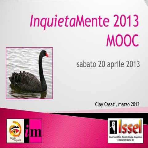 InquietaMente 2013: sperimentazione MOOC