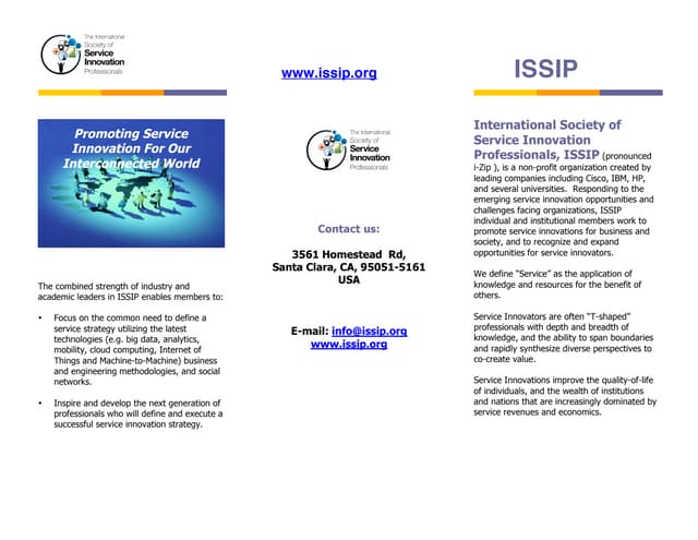 ISSIP BROCHURE