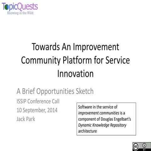 Towards An Improvement Community Platform for Service Innovation