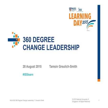 NUS-ISS Learning Day 2015 - 360° Change Leadership