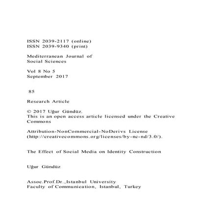 Issn 2039 2117 (online) issn 2039-9340 (print) mediterra