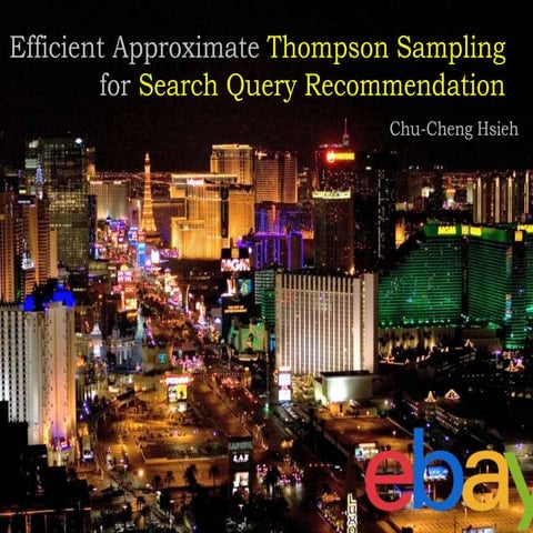 Efficient Approximate Thompson Sampling for Search Query Recommendation in SAC'15