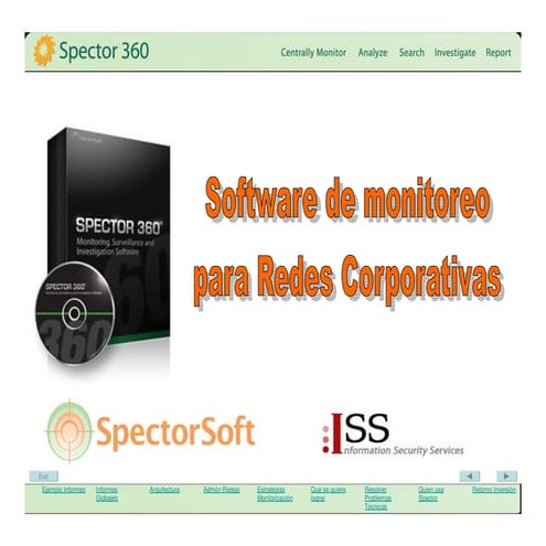 ISS S.A. le presenta Spector 360 de SpectorSoft | PDF
