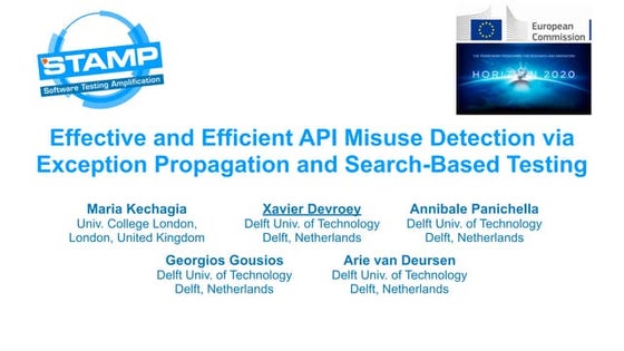 Xavierdevroey presentations