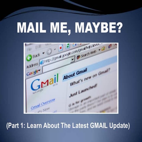 Getting to the Gmail Inbox: Gmail Deliverability | PPSX