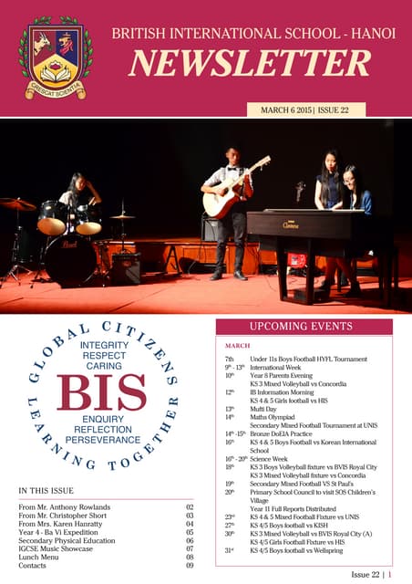 closing program sample