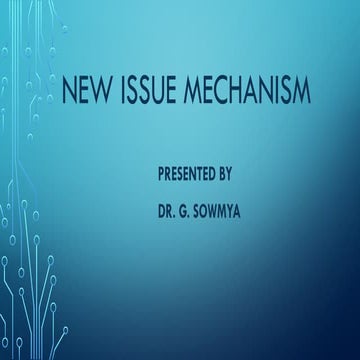Issue mechanism in Indian primary market.pptx