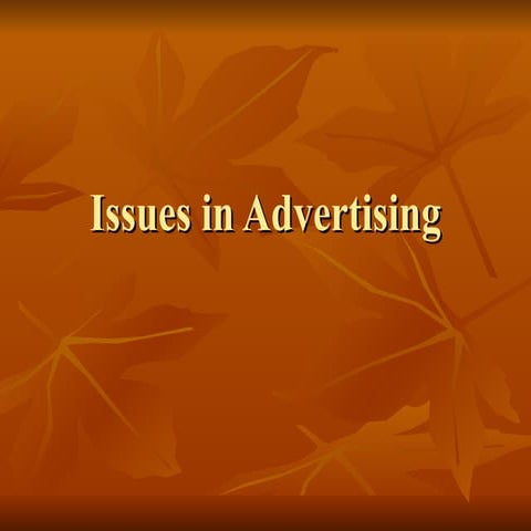 Various advertising Theories | PPTX