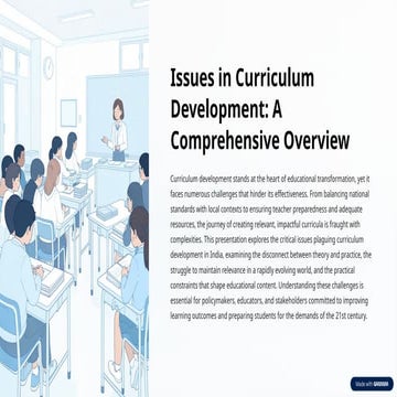 Curriculum issues and concerns | PPTX