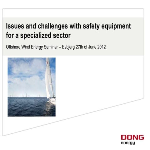 Issues and challenges with safety equipment for a specialized sector