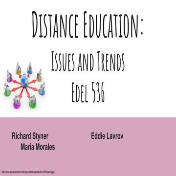 Teaching at a distance | PPTX