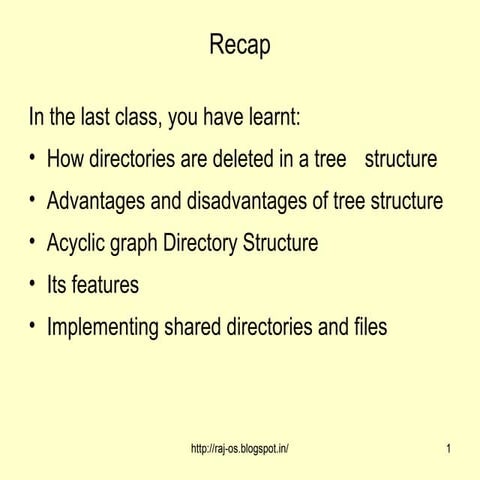 Issues in acyclic graph directories.57 to 58