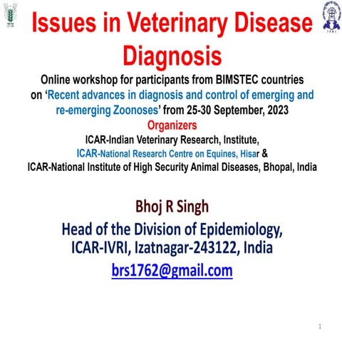 Issues in Veterinary Disease Diagnosis.pptx