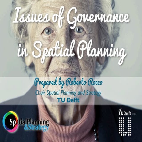 Issues of governance in regional planning