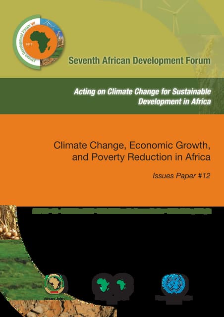 Issues paper12cc economicgrowth-andpovertyreduction-inafrica