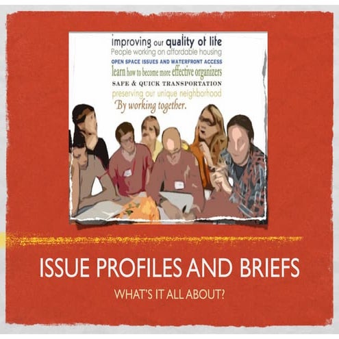 Issue based organizing | PPT