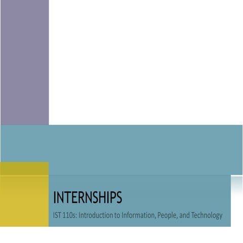 Internships Lesson Plan | PDF