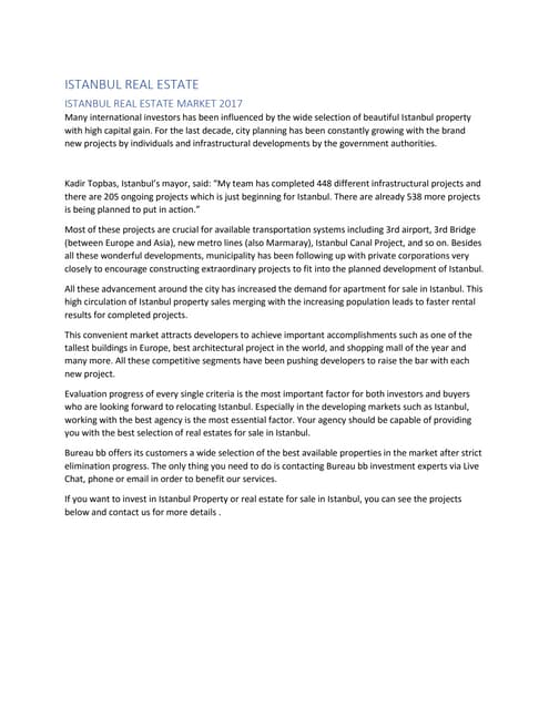 Istanbul real estate