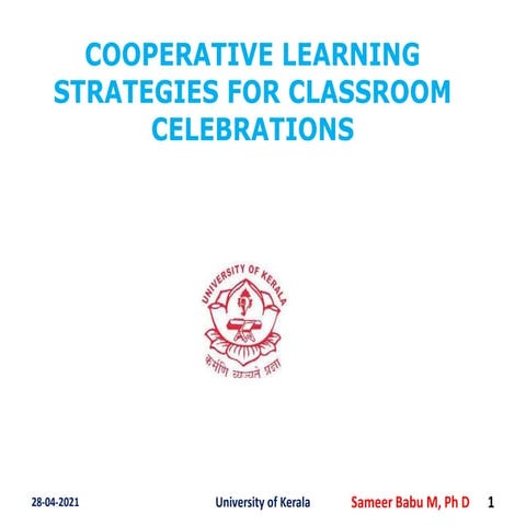 cooperative leaning whereabouts for better classrooms