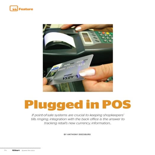iStart plugged in POS