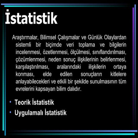 Istatistik