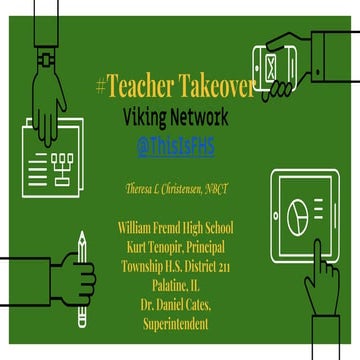 #TeacherTakeover - School Social Media Event