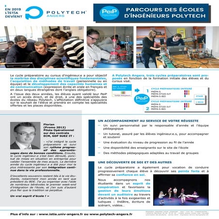 Istia - Polytech Angers ; Cycle Prépa PeiP | PDF