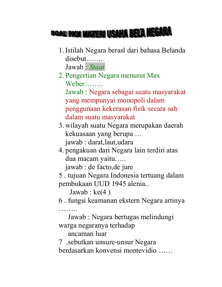 Istilah Negara Berasl Dari Bahasa Belanda Disebut